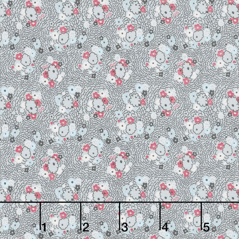 Abbie - Daisy Gray Yardage