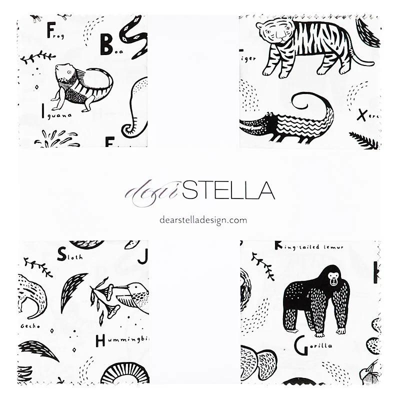 ABC Menagerie 10" Squares