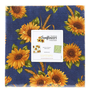 Accent on Sunflowers Favorites 10" Squares