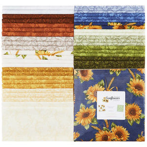 Accent on Sunflowers Favorites 10" Squares