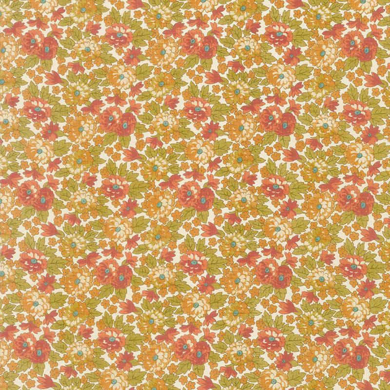Acorn Harvest - Fall Mums Creme Yardage