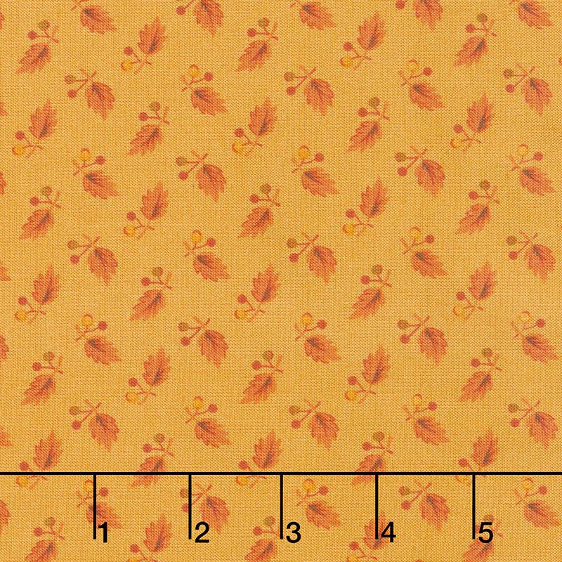 Acorn Harvest - Berry Branch Goldenrod Yardage