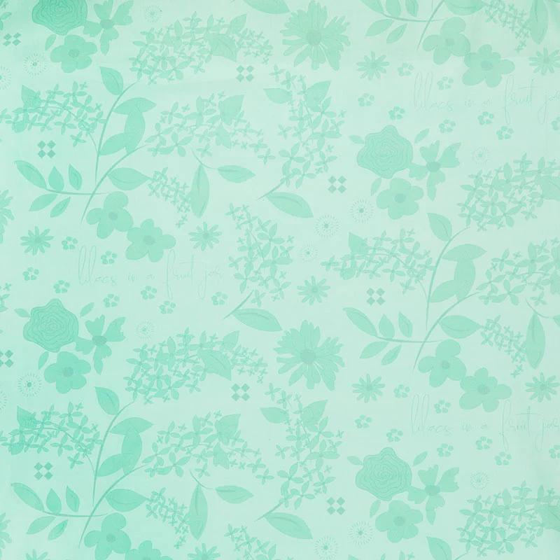 Adel in Spring - Floral Outline Julep 108" Wide Backing