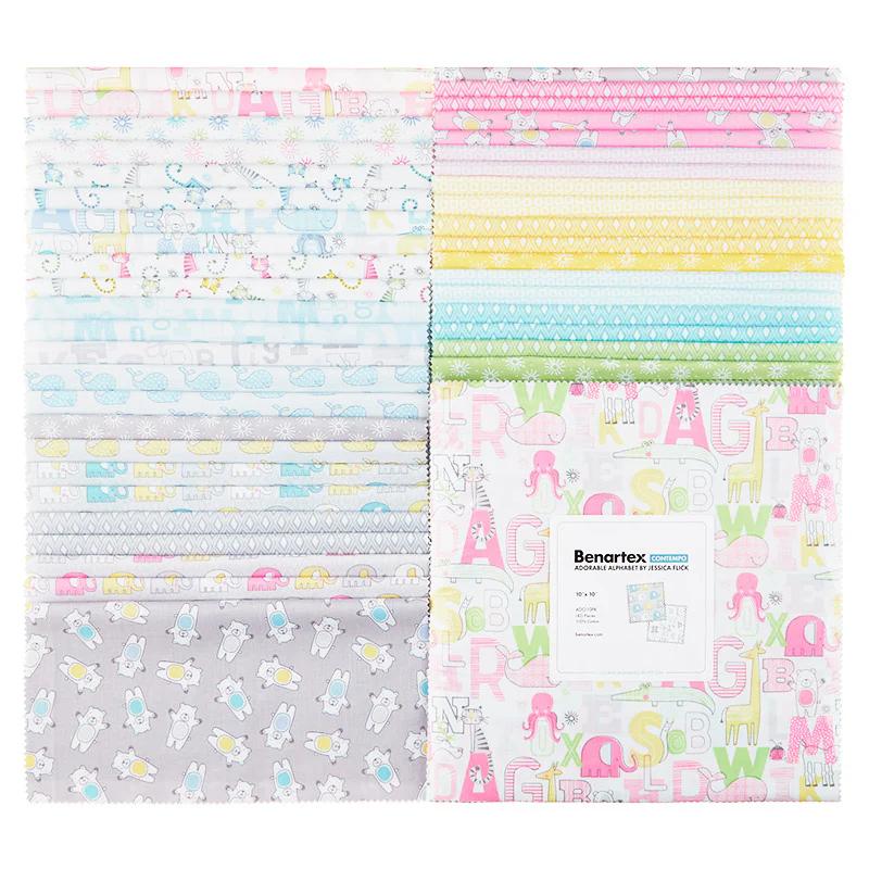 Adorable Alphabet Favorites 10" Squares