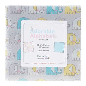 Adorable Alphabet Favorites 5" Squares