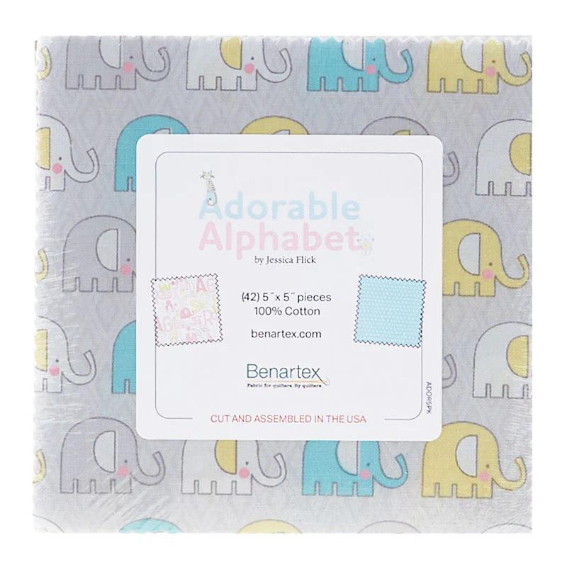 Adorable Alphabet Favorites 5" Squares