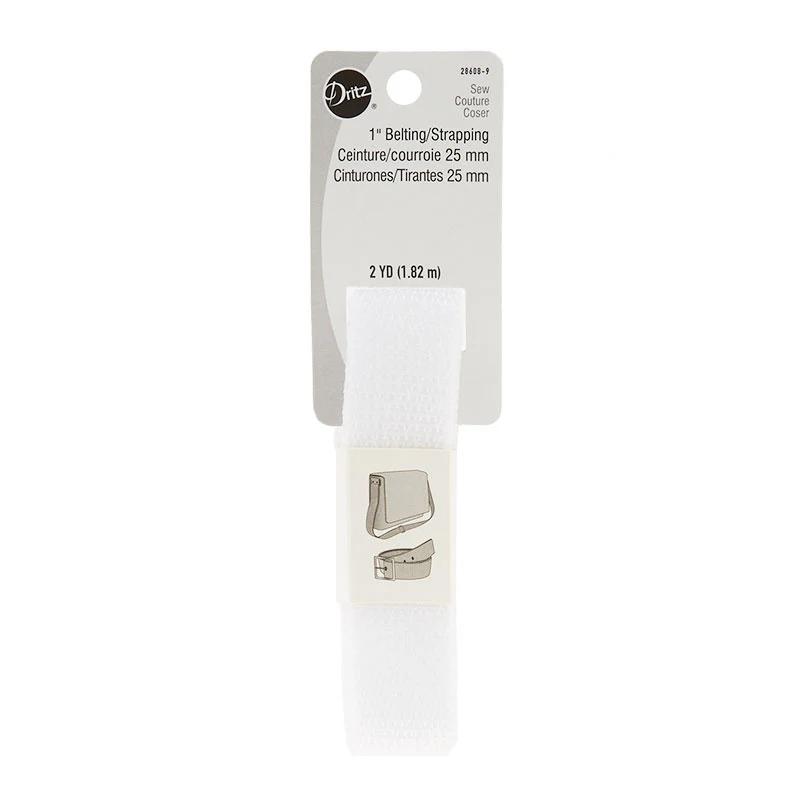 1" Polypro Purse Strapping - White