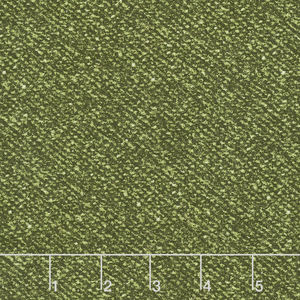 Woolies Flannel - Nubby Tweed Green Yardage
