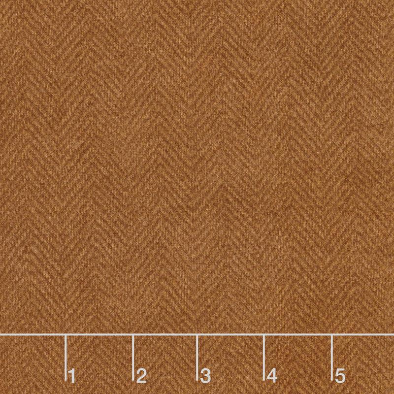 Woolies Flannel - Herringbone Orange Yardage