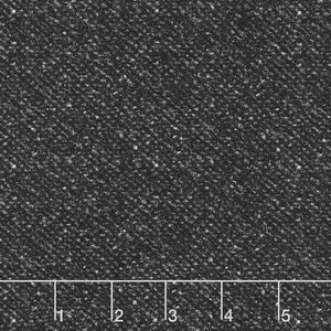 Woolies Flannel - Nubby Tweed Salt & Pepper Yardage