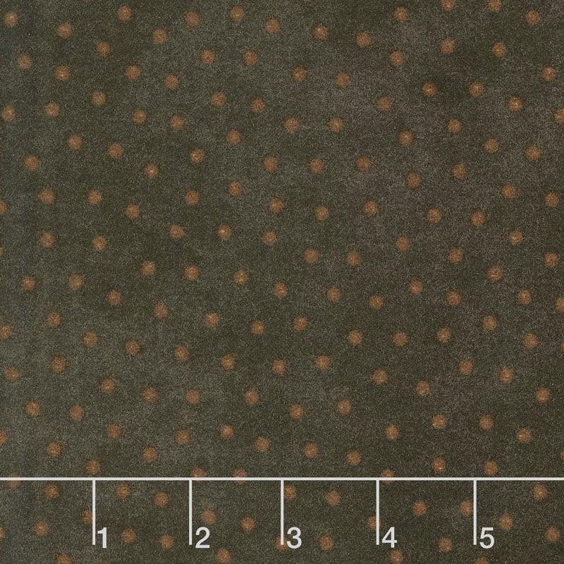 Woolies Flannel - Polka Dots Espresso Yardage