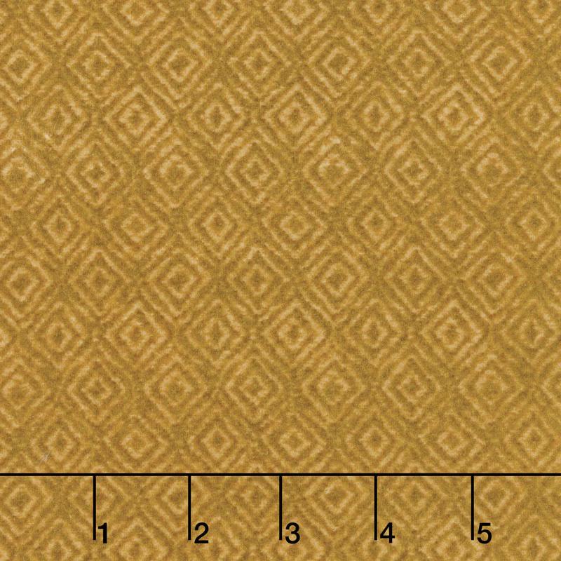 Woolies Heritage Flannel - On Point Golden Yardage