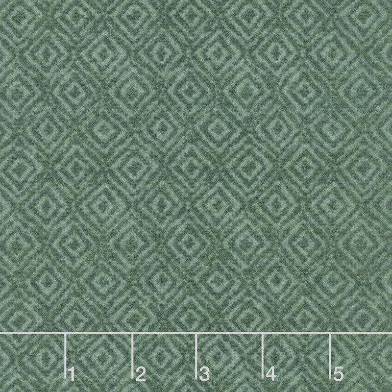 Woolies Heritage Flannel - On Point Teal Yardage