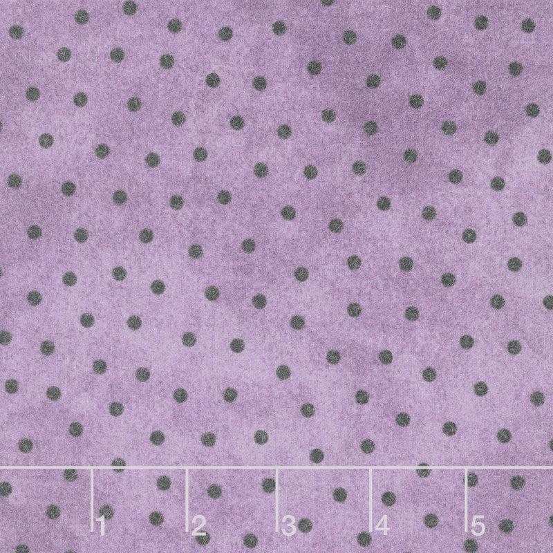 Woolies II Flannel - Polka Dots Purple Yardage