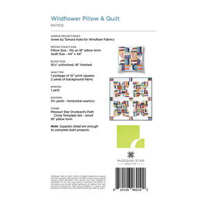Wildflower Pillow and Baby Quilt Pattern by Missouri Star