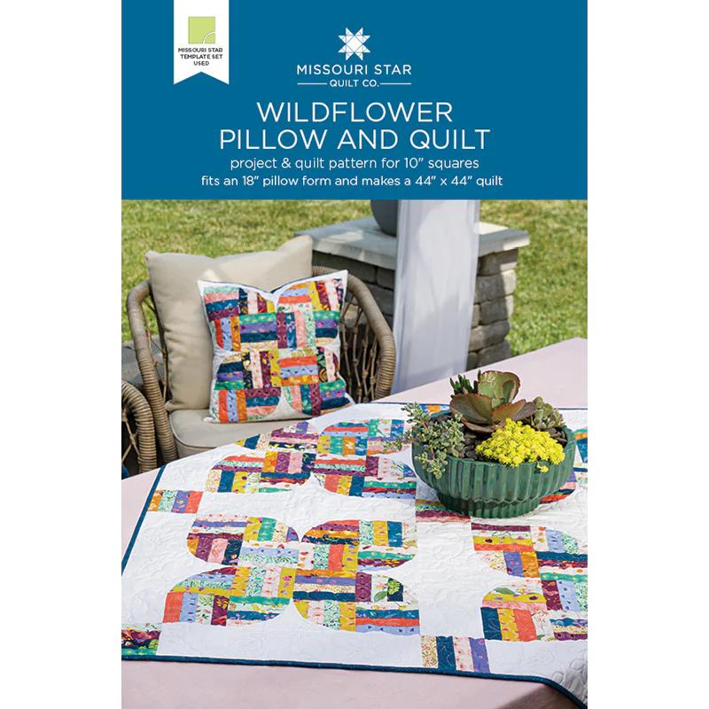 Wildflower Pillow and Baby Quilt Pattern by Missouri Star