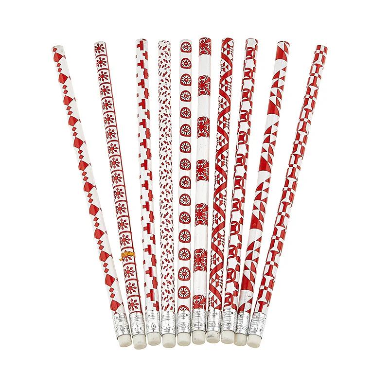 Ann Hazelwood's Red & White Quilty Pencils