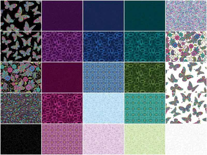 Alluring Butterflies Fat Quarter Bundle