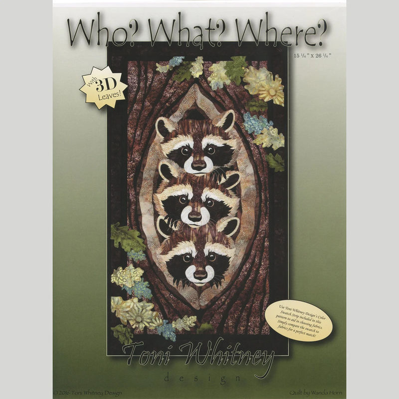 Who? What? Where? Wall Hanging Pattern