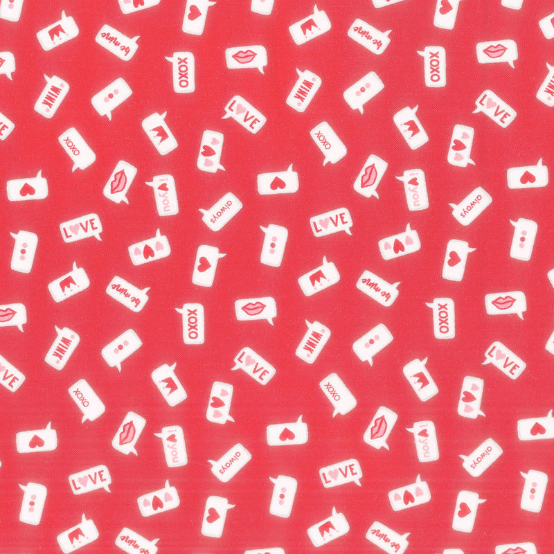 XOXO - Modern Love Lipstick Yardage