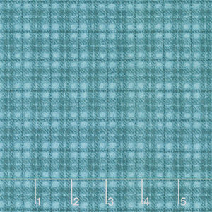 Woolies Flannel - Plaid Teal Yardage