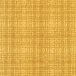 Woolies Flannel - Windowpane Yellow Yardage