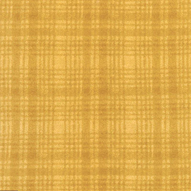 Woolies Flannel - Windowpane Yellow Yardage