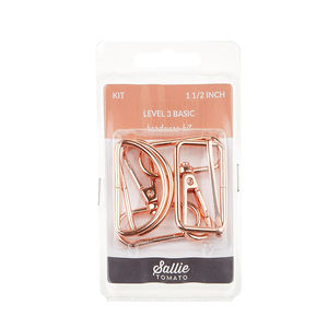 Sallie Tomato Level 3 Basic Hardware Kit - 1-1/2" Rose Gold