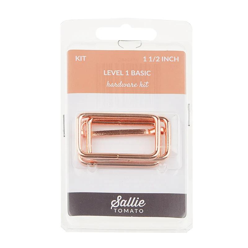 Sallie Tomato Level 1 Basic Hardware Kit - 1-1/2" Rose Gold