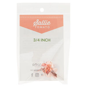 Sallie Tomato Magnetic Snaps - Set of Two 3/4" Rose Gold