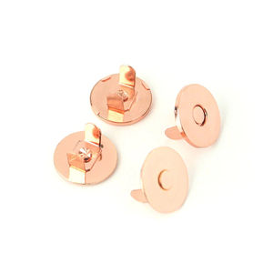 Sallie Tomato Magnetic Snaps - Set of Two 3/4" Rose Gold