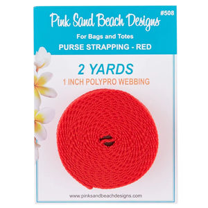 Purse Strapping - Red