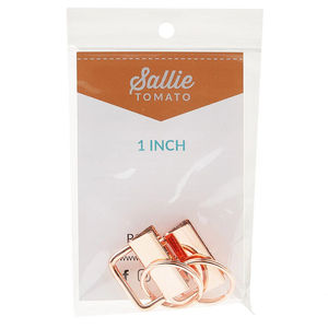 Sallie Tomato Key Fobs - Set of Two 1" Rose Gold