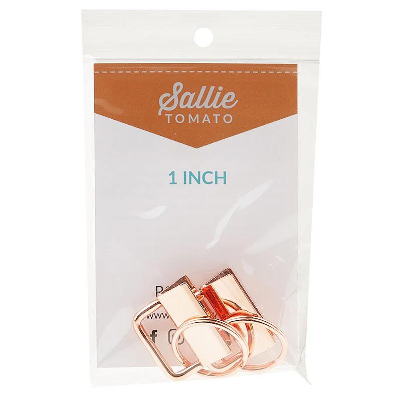 Sallie Tomato Key Fobs - Set of Two 1" Rose Gold