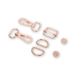 Sallie Tomato Level 4 Basic Hardware Kit - 3/4" Rose Gold