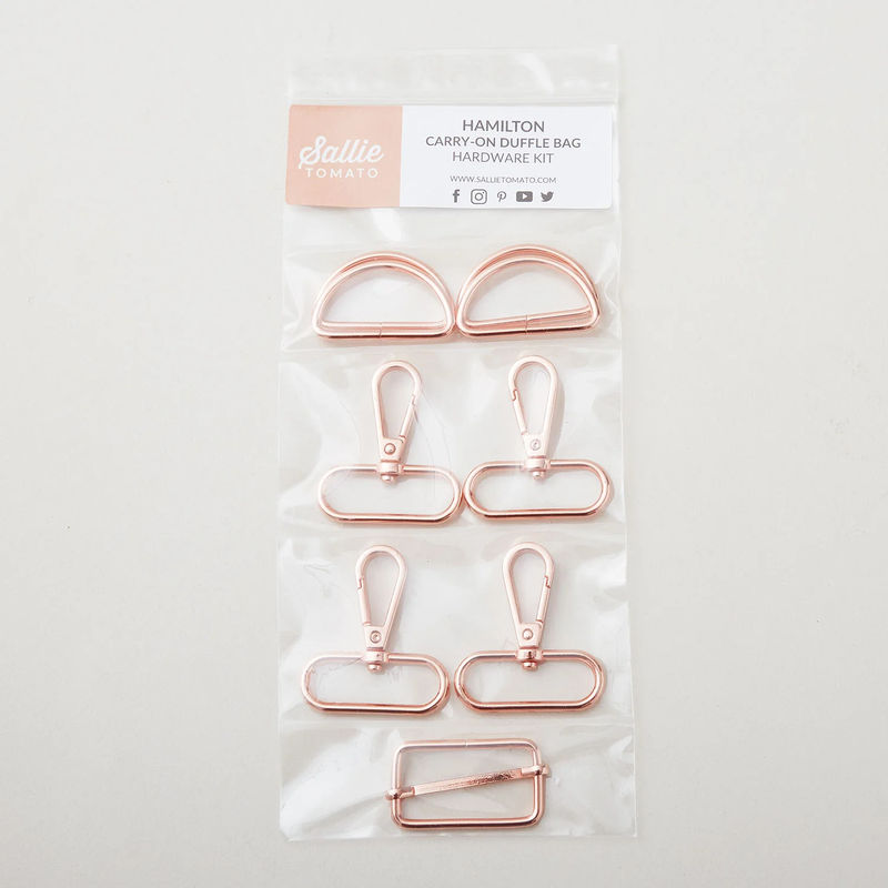 Sallie Tomato Hamilton Hardware Kit - Rose Gold
