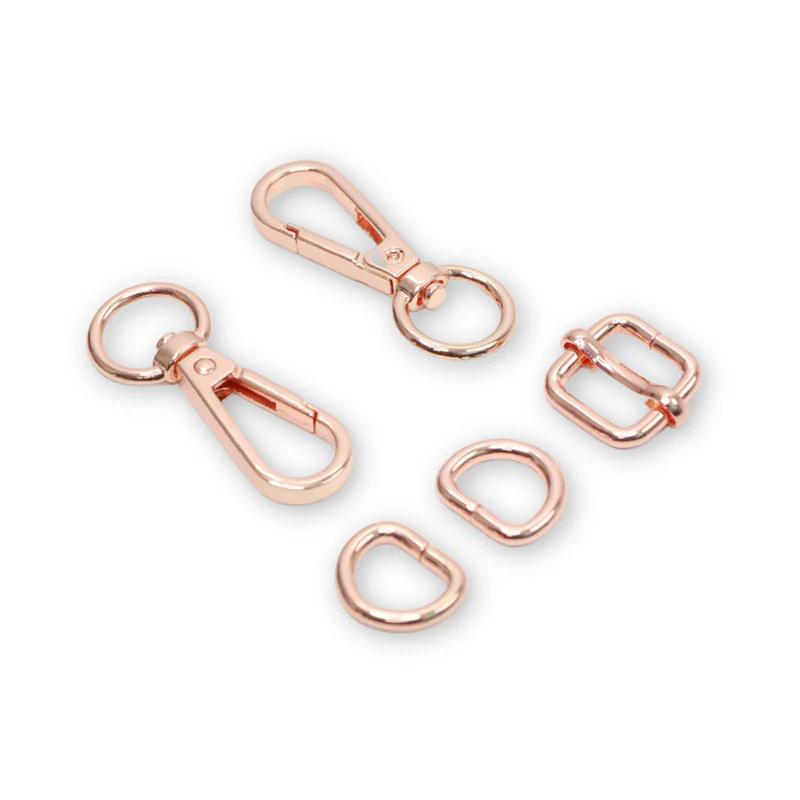 Sallie Tomato Level 3 Basic Hardware Kit - 1/2" Rose Gold