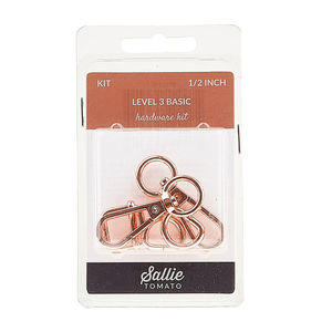 Sallie Tomato Level 3 Basic Hardware Kit - 1/2" Rose Gold