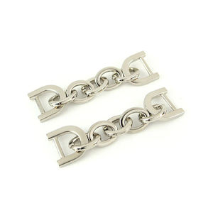 Sallie Tomato Chain Strap Connectors - Set of Two Nickel