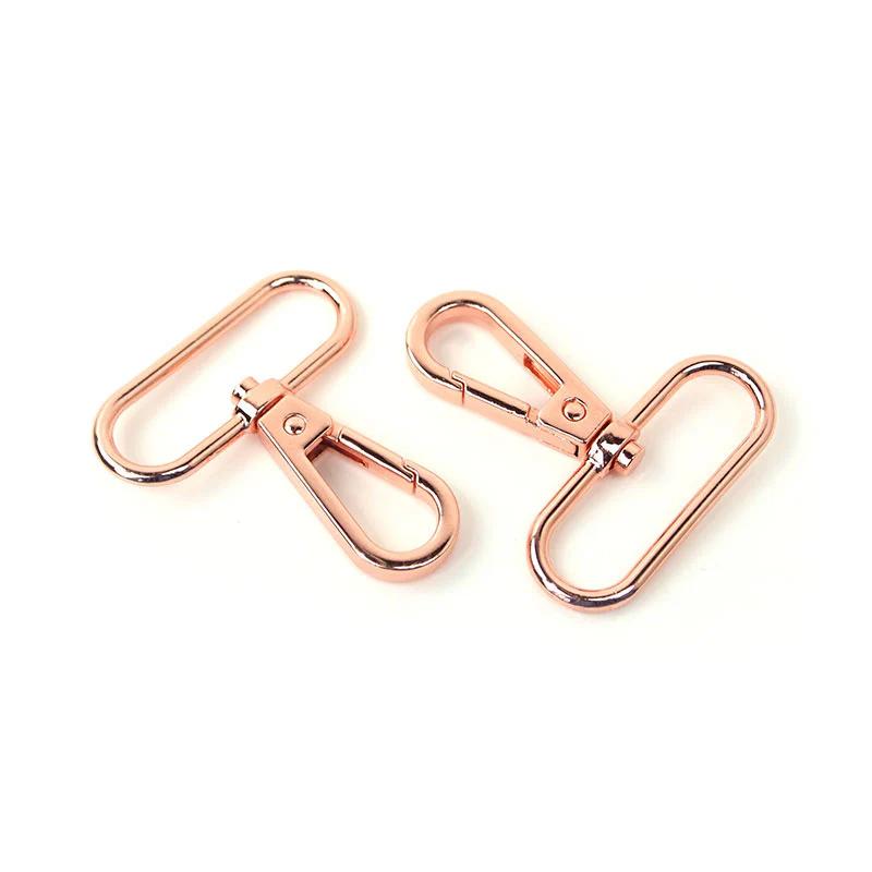 Sallie Tomato 1 1/2" Swivel Hooks - Set of Two Rose Gold