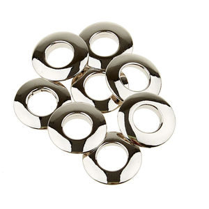 Sallie Tomato Double Faced Snap Together 1/2" Grommets - Nickel