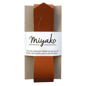 Miyako 19.5" Bag Handle - Brown