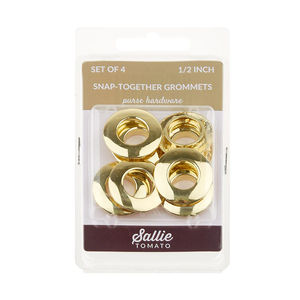 Sallie Tomato Double Faced Snap Together 1/2" Grommets - Gold