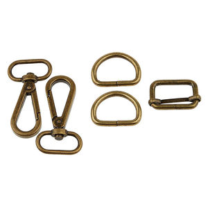 The Aspen Crossbody Bag Hardware Kit - Antique Brass