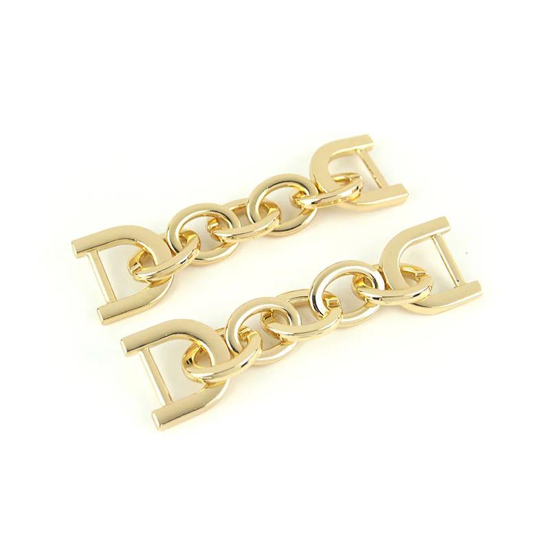 Sallie Tomato Chain Strap Connectors - Set of Two Gold