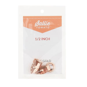 Sallie Tomato Mini Strap Connectors - Rose Gold