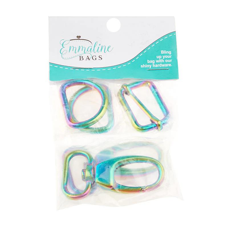 The Aspen Crossbody Bag Hardware Kit - Rainbow