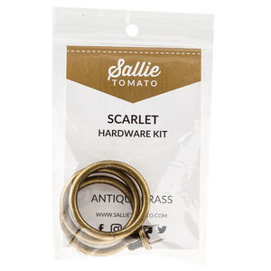 Sallie Tomato Scarlett Hardware Kit - Antique
