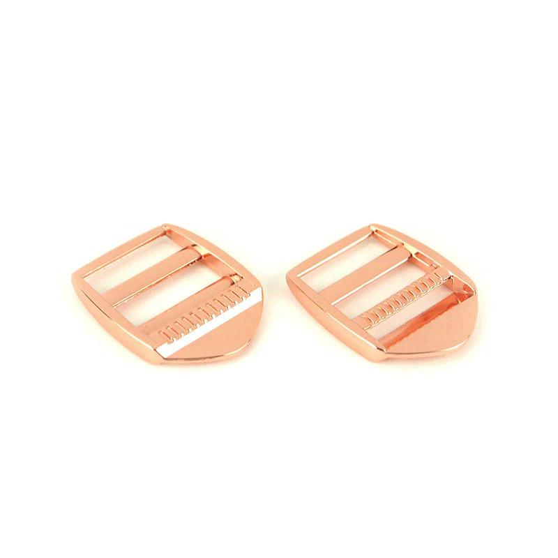 Sallie Tomato Ladder Lock Slider Buckles - 1" Rose Gold