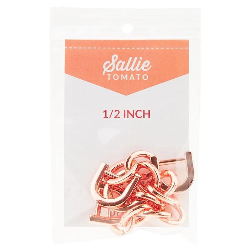 Sallie Tomato Chain Strap Connectors - Set of Two Rose Gold